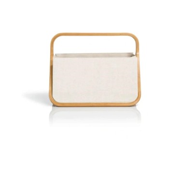 Prym Fold & Store Basket Canvas & Bamboo Nature Prym Fold & Store Basket Canvas & Bamboo Nature