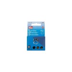 Prym Œillets avec disques, 8 mm noir, argent
