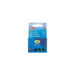 Prym Œillets avec disques, 8 mm jaune, argent