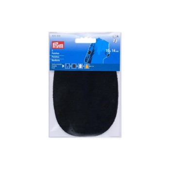 Prym Raccommodages 9,5 x 14.5 cm Imitation cuir, noir, 2 Pièce/s