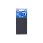 Prym Flickstoff Nylon antrazit, 6.5 x 14 cm, Karte, selbstklebend, 100 % PA
