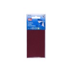 Prym Klebeflicken Nylon, weinrot, 6.5 x 14 cm, Karte, selbstklebend, 100 % PA