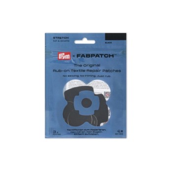 Prym Rub-on Patch STRETCH black , 3 Stk.