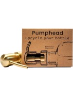 Pumphead Pompe à savon pour bouteilles de boissons en verre Doré