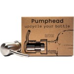 Pumphead Pompe à savon pour bouteilles de boissons en verre Argenté