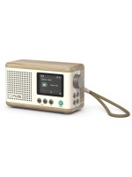 Pure DAB+ Radio Classic Mini, Cotton White/Oak, DAB+, BT5.3, 15h Akku