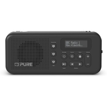 Pure Elan Move, Black, DAB+/UKW-Radio, BT, 16h accu, Kopfhöreran.