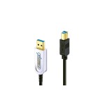 FiberX FX-I645-010, AOC Kabel, USB3.1, USB-A/USB-B, 10m