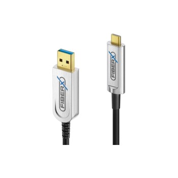 FiberX FX-I630-030, USB3.2 USB-C//USB-A AOC Glasfasercable 30m