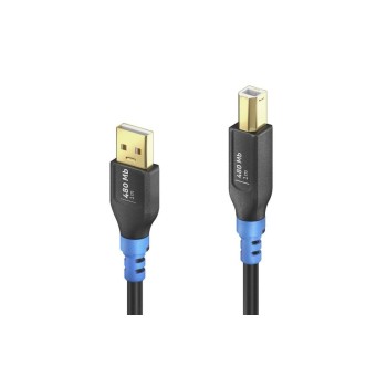 FlexInstall USB2.0 cable Typ A-B,  1.5m, 480Mbps, 10W