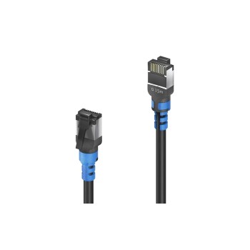 PureLink FlexInstall Câble patch Cat 6A, S/FTP, 1.5 m, Noir 1 pièce
