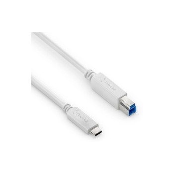 Purelink USB-cable C-B, 2.0m, iSerie, 3.2 Gen1, 3A/5V/15W, white