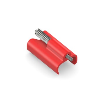 MicroX4 Verriegelungsclip, red, 1 Stk, USB-C True Locking System Clip