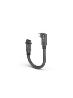 MicroX4 USB4 Verlängerungscable C-C, 0.1m, 90°, L/R, 20Gbps, 240W, USB4 Gen2, Passive