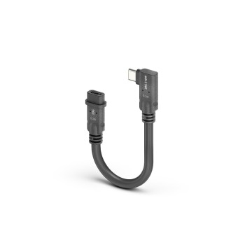 MicroX4 USB4 Verlängerungscable C-C, 0.1m, 90°, L/R, 20Gbps, 240W, USB4 Gen2, Passive MicroX4 USB4 Verlängerungscable C-C, 0.1m, 90°, L/R, 20Gbps, 240W, USB4 Gen2, Passive