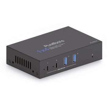 PureTools PT-HUB-010, 1x4 USB 3.2 Gen1 Hub - 5Gbps
