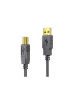 PureLink USB2.0-Kabel Typ A-B:10 Meter, USB2.0, Typ A-B, Aktiv, vergoldet