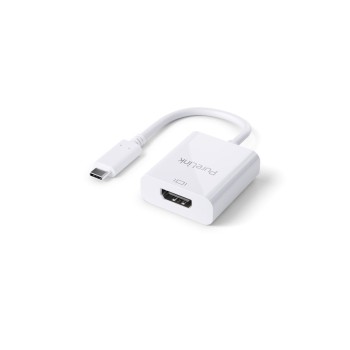 PureLink Adapter USB-C - HDMI 2.0 white, Ausgang: HDMI 2.0 UHD 4K60Hz PureLink Adapter USB-C - HDMI 2.0 white, Ausgang: HDMI 2.0 UHD 4K60Hz