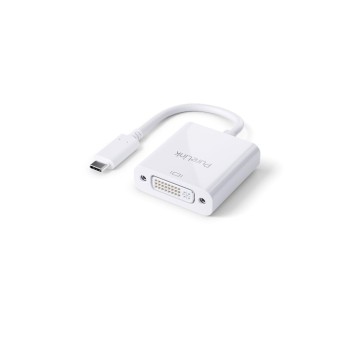 PureLink Monitoradapter USB Typ-C for DVI, 2K bis 60Hz, DVI Single Link, white PureLink Monitoradapter USB Typ-C for DVI, 2K bis 60Hz, DVI Single Link, white