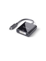 PureLink Monitoradapter USB Typ-C zu DVI, 2K bis 60Hz, DVI Single Link, Schwarz