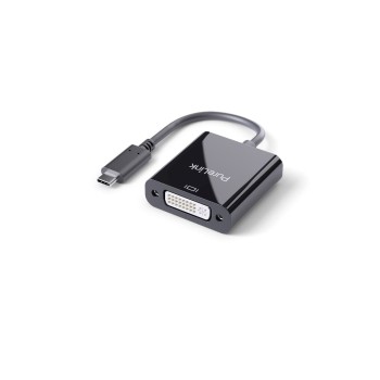 PureLink Monitoradapter USB Typ-C for DVI, 2K bis 60Hz, DVI Single Link, black  PureLink Monitoradapter USB Typ-C for DVI, 2K bis 60Hz, DVI Single Link, black