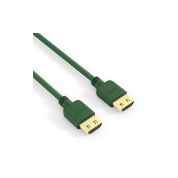 PureInstall, HDMI cable, 2.00m grün, Dünnes, High-Speed with Ethernet HDMI PureInstall, HDMI cable, 2.00m grün, Dünnes, High-Speed with Ethernet HDMI