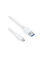 PureLink USB3.1 Gen2 USB-A-C, 50cm, Weiss, 10Gbps, 3A