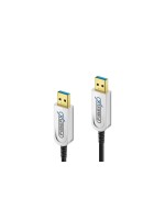 PureLink USB3.1 Gen2 USB-A-A, 40m Schwarz, 10Gbps Glasfaser für Daten,Kupfer für Strom
