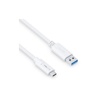 PureLink USB3.1 Gen1 USB-A-C, 1.5m, white, 5Gbps, 3A, iSeries