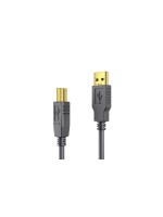 PureLink USB2.0-Kabel Typ A-B: 5 Meter, USB2.0, Typ A-B, Aktiv, vergoldet
