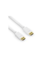 PureInstall 4K HDMI cable, 0.5m, white, HDMI 2.0, 4K/60Hz 18Gbps