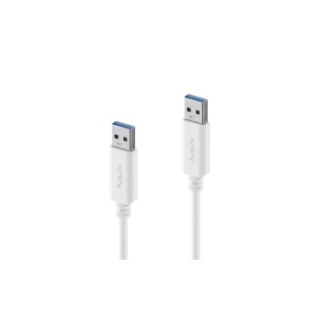 PureLink USB3.1 Gen1 USB-A-A, 1m, white, 5Gbps, 3A, iSeries Premium cable PureLink USB3.1 Gen1 USB-A-A, 1m, white, 5Gbps, 3A, iSeries Premium cable
