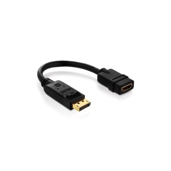 Purelink Display Port-HDMI, 0.1m, Display Port-Stecker auf HDMI-Buchse Purelink Display Port-HDMI, 0.1m, Display Port-Stecker auf HDMI-Buchse