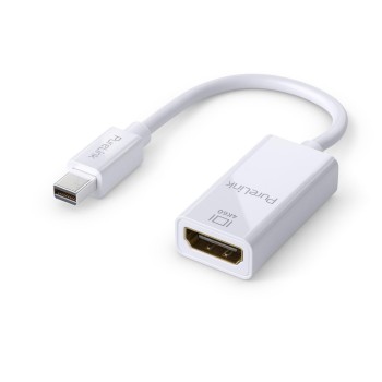 Purelink Mini DisplayPort auf HDMI AD, 10cm, 4K60Hz, iSerie, Farbe: white Purelink Mini DisplayPort auf HDMI AD, 10cm, 4K60Hz, iSerie, Farbe: white