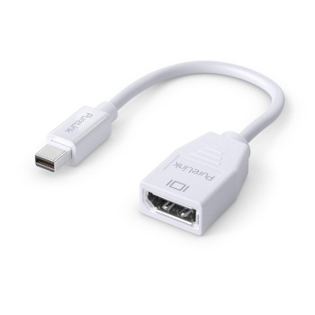 PureLink Mini Displayport auf DP AD, 10cm, 4K60Hz, iSerie, Farbe: white PureLink Mini Displayport auf DP AD, 10cm, 4K60Hz, iSerie, Farbe: white