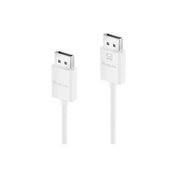 Purelink Displayport cable, 1.5m, 4K60Hz, iSerie, Farbe: white Purelink Displayport cable, 1.5m, 4K60Hz, iSerie, Farbe: white