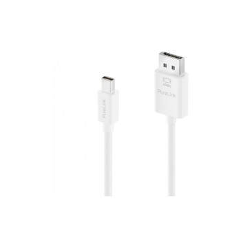 Purelink Mini DP auf DP cable, 2m, 4k60hz, iSerie, Farbe: white Purelink Mini DP auf DP cable, 2m, 4k60hz, iSerie, Farbe: white