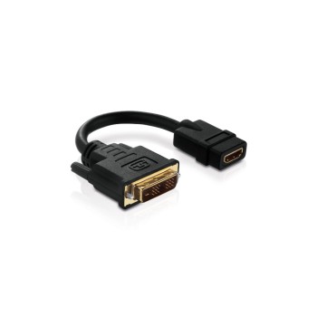 DVI/HDMI 1.3 Portsaver Purelink 0.1m, DVI Stecker auf HDMI Stecker black câble DVI/HDMI 1.3 Portsaver Purelink 0.1m, DVI Stecker auf HDMI Stecker black câble