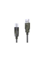 PureLink USB3.0-Kabel Typ A-B 5m, aktive Verstärkung, nickelbeschichtet