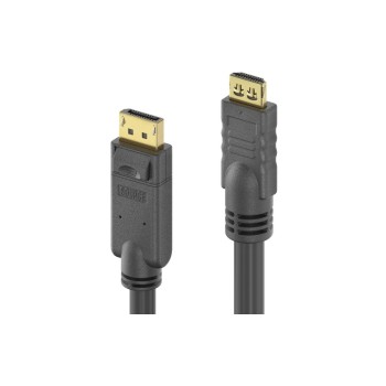PureInstall 4K Adaptercable DP/HDMI 15.00m, Aktiv, 4K / 60Hz PureInstall 4K Adaptercable DP/HDMI 15.00m, Aktiv, 4K / 60Hz