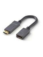 PureLink Aktiver HDMI / Displayport Adapter, 0.10m Portsaver, HDMI Stecker auf DP Buchse