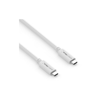 PureLink USB4 Gen2 USB-C-C, 100cm, white, 20Gbps, 5A, Power Delivery bis 240Watt, DP PureLink USB4 Gen2 USB-C-C, 100cm, white, 20Gbps, 5A, Power Delivery bis 240Watt, DP