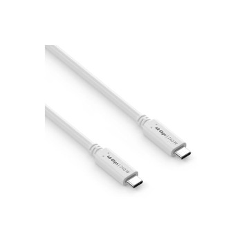 PureLink USB4 Gen3 USB-C-C, 100cm, white, 40Gbps, 5A, Power Delivery bis 240Watt, DP PureLink USB4 Gen3 USB-C-C, 100cm, white, 40Gbps, 5A, Power Delivery bis 240Watt, DP