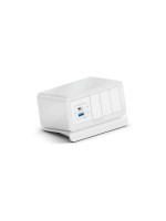 mediahub2 5er Gehäuse white M2-ENC05-9841, 5 Steckplätze,1m 16A cable, USB PD