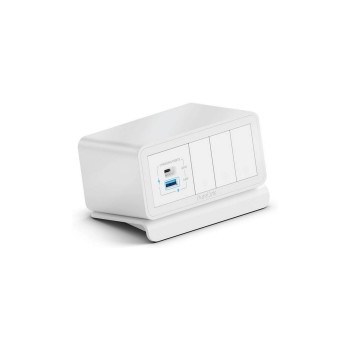 mediahub2 5er Gehäuse white M2-ENC05-9841, 5 Steckplätze,1m 16A cable, USB PD mediahub2 5er Gehäuse white M2-ENC05-9841, 5 Steckplätze,1m 16A cable, USB PD