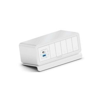 mediahub2 7er Gehäuse white M2-ENC07-9831, 7 Steckplätze,1m 16A cable, USB PD mediahub2 7er Gehäuse white M2-ENC07-9831, 7 Steckplätze,1m 16A cable, USB PD