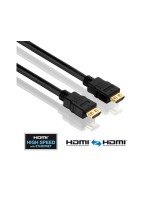 PureInstall, HDMI cable, 0.5m, Beidseitig konfektioniert Premium HDMI DIY