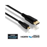 PureInstall, MICRO HDMI câble, 1.00m, Beidseitig konfektioniert Premium HDMI DIY