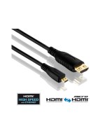 PureInstall, MICRO HDMI cable, 1.00m, Beidseitig konfektioniert Premium HDMI DIY