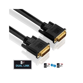 PureInstall, DVI cable, DualLink, 15.00m, 2560x1600, 24k präzisions Stecker, PureInstall, DVI cable, DualLink, 15.00m, 2560x1600, 24k präzisions Stecker,